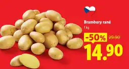 Lidl Brambory rané nabídka