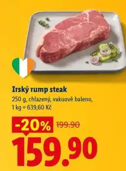 Lidl IRSKÝ RUMP STEAK nabídka