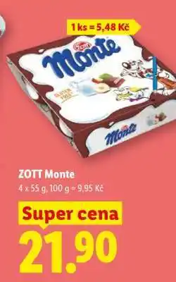 Lidl ZOTT Monte nabídka