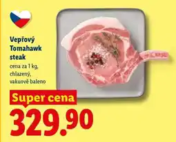 Lidl Vepřový Tomahawk steak nabídka