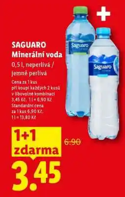 Lidl Saguaro Minerální Voda nabídka