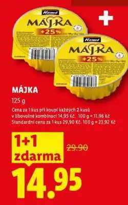 Lidl Májka nabídka
