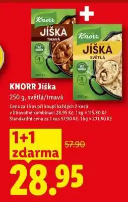Lidl Knorr jíška nabídka