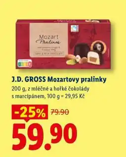 Lidl J.D. GROSS Mozartovy pralinky nabídka
