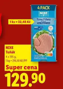 Lidl NIXE TUŇÁK nabídka