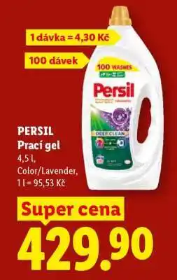 Lidl Persil prací gel nabídka