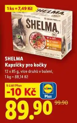 Lidl Shelma kapsičky pro kočky nabídka