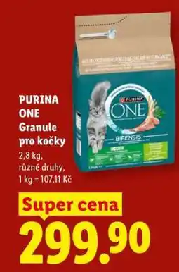 Lidl Purina One Granule pro kočky nabídka
