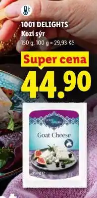 Lidl 1001 DELIGHTS Kozí sýr nabídka