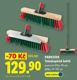 Lidl PARKSIDE Teleskopické koště nabídka