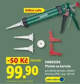 Lidl PARKSIDE Pistole na kartuše nabídka