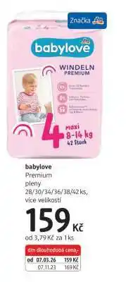 dm drogerie babylove nabídka