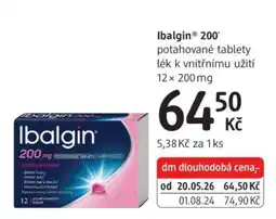 dm drogerie Ibalgin 200 nabídka