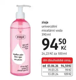 dm drogerie ZiAJA nabídka