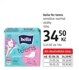 dm drogerie Bella for Teens nabídka