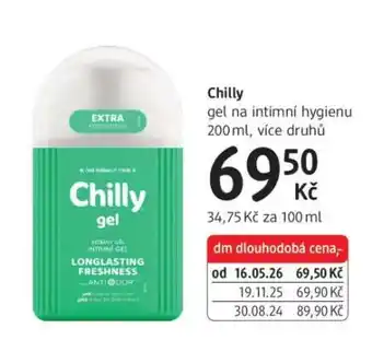 dm drogerie Chilly nabídka