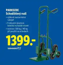 Lidl PARKSIDE Schodišťový rudl nabídka