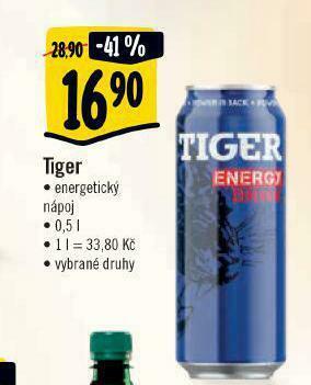 Albert Tiger energetický nápoj nabídka