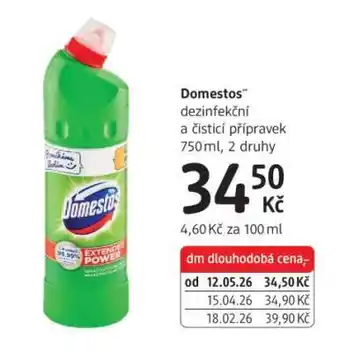 dm drogerie Domestos nabídka