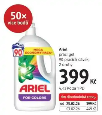 dm drogerie ARIEL nabídka