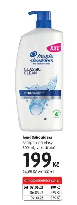 dm drogerie Head & Shoulders nabídka