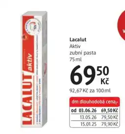 dm drogerie Lacalut nabídka