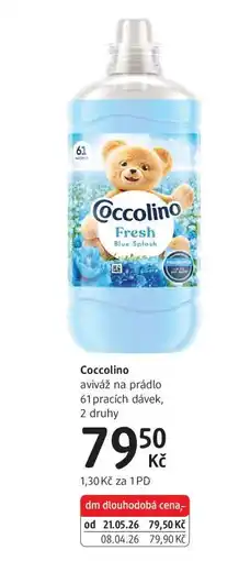 dm drogerie Coccolino nabídka