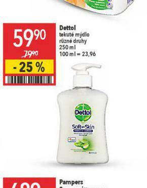 Globus Dettol tekuté mýdlo nabídka
