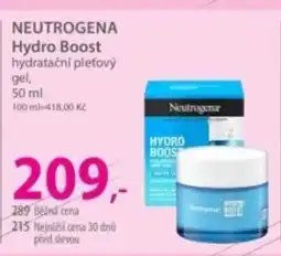 Hebe NEUTROGENA Hydro Boost hydratační pleťový gel nabídka