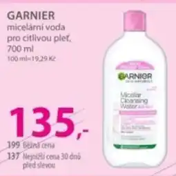 Hebe GARNIER micelární voda pro citlivou pleť nabídka