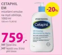 Hebe CETAPHIL EM micelární emulze na mytí obličeje nabídka