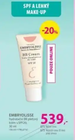Hebe EMBRYOLISSE hydratačni BB pleťový krém s SPF20 nabídka