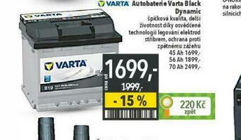 Globus Autobaterie varta 70 ah nabídka