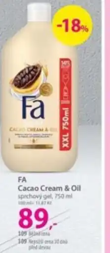 Hebe FA Cacao Cream & Oil nabídka