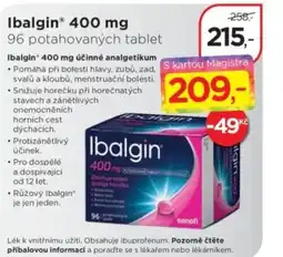 Magistra lékárny Ibalgin nabídka