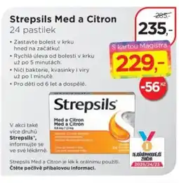 Magistra lékárny Strepsils Med a Citron nabídka