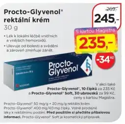 Magistra lékárny Procto-Glyvenol® rektální krém nabídka
