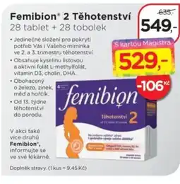 Magistra lékárny Femibion 2 Těhotenství nabídka