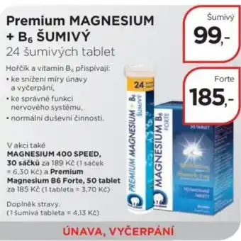 Magistra lékárny Premium MAGNESIUM + B6 ŠUMIVÝ nabídka