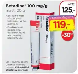 Magistra lékárny Betadine® 100 mg/g nabídka