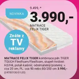 Möbelix Matrace Felix tiger nabídka