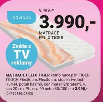 Matrace Felix tiger