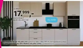 Möbelix Kuchyňský blok Velaro 240 nabídka