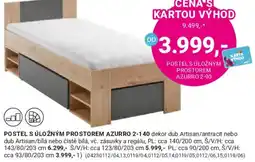 Möbelix Postel s úložným prostorem Azurro 2-90 nabídka