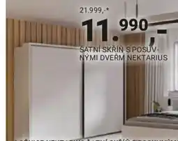 Möbelix Šatní skříň s posuv- nými dveřm Nektarius nabídka
