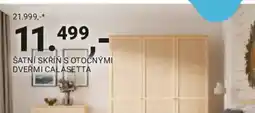 Möbelix Šatní skříň s otočnými dveřmi Calasetta nabídka