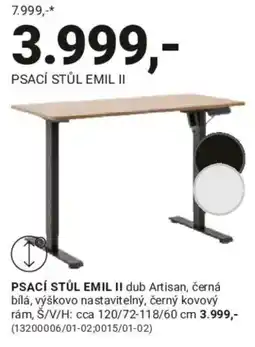 Möbelix Psací stůl Emil II nabídka