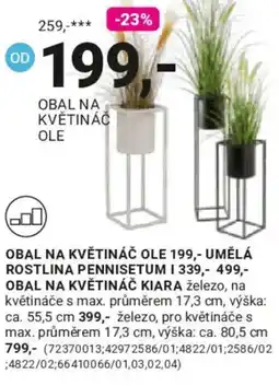 Möbelix Obal na květináč Ole nabídka