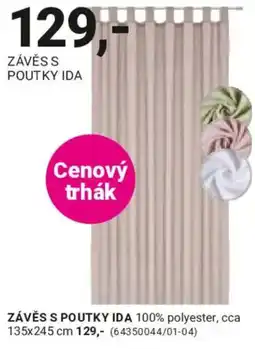 Möbelix Závěs s poutky Ida nabídka