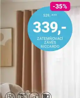 Möbelix Zatemňovací závěs Riccardo nabídka
